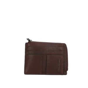 Sale Porta Carte in Pelle con Zip Uomo Portafogli