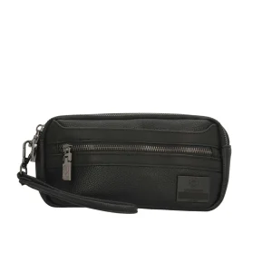 Outlet Pochette da uomo compatta con doppia zip Lumbeejack Uomo Pochette