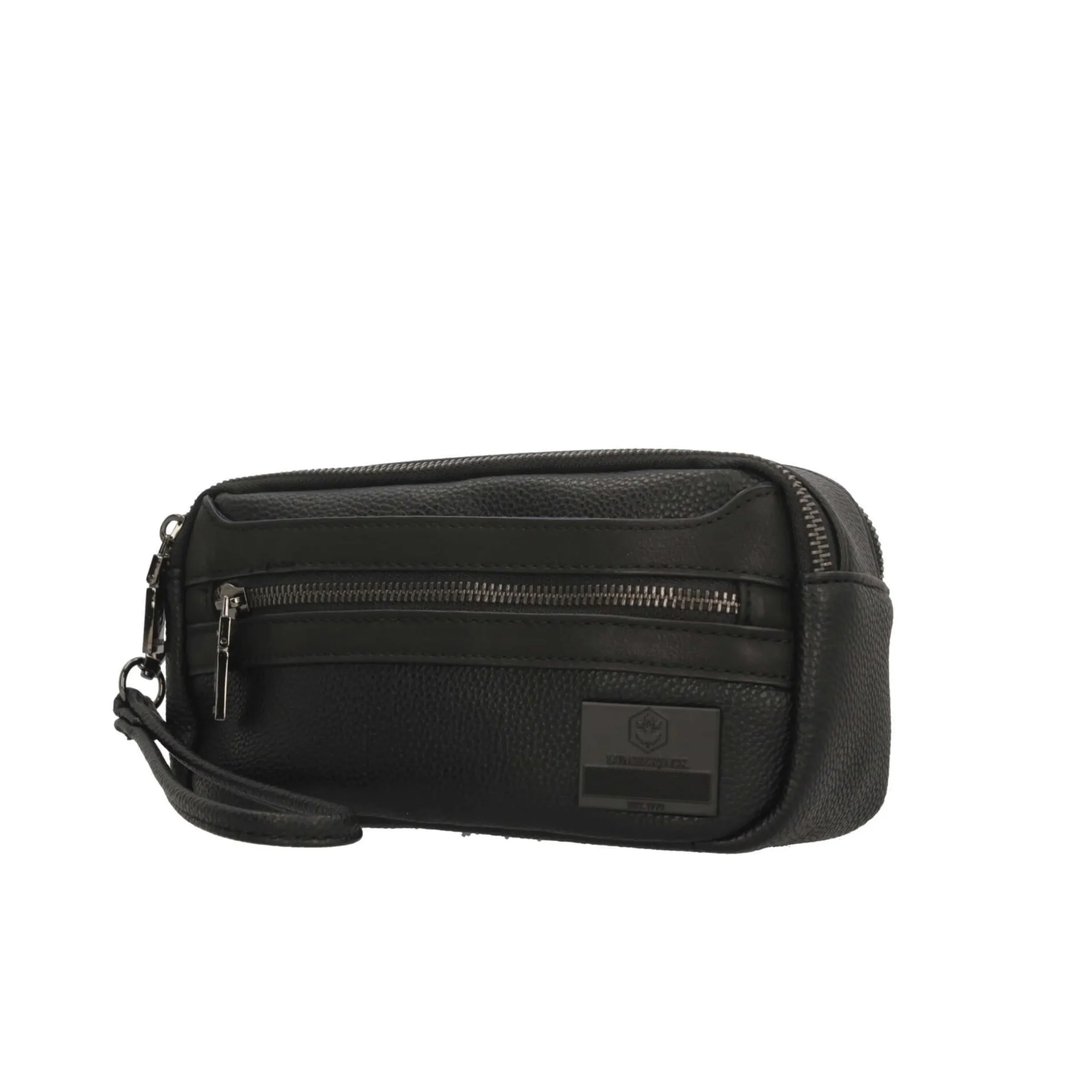 pochette_da_uomo_compatta_1.webp Outlet Pochette da uomo compatta con doppia zip Lumbeejack Uomo Pochette