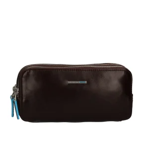 Fashion Pochette in pelle con 3 scomparti Uomo Pochette