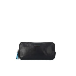 Fashion Pochette in pelle con 3 scomparti Uomo Pochette