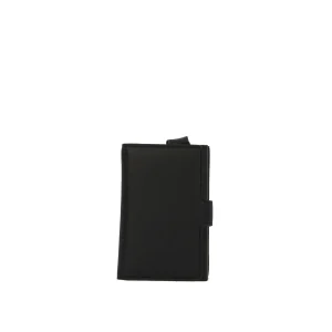 Discount Porta carte di credito in metallo e pelle singolo Uomo Portatessere