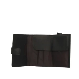 Discount Porta carte di credito in metallo e pelle singolo Uomo Portatessere