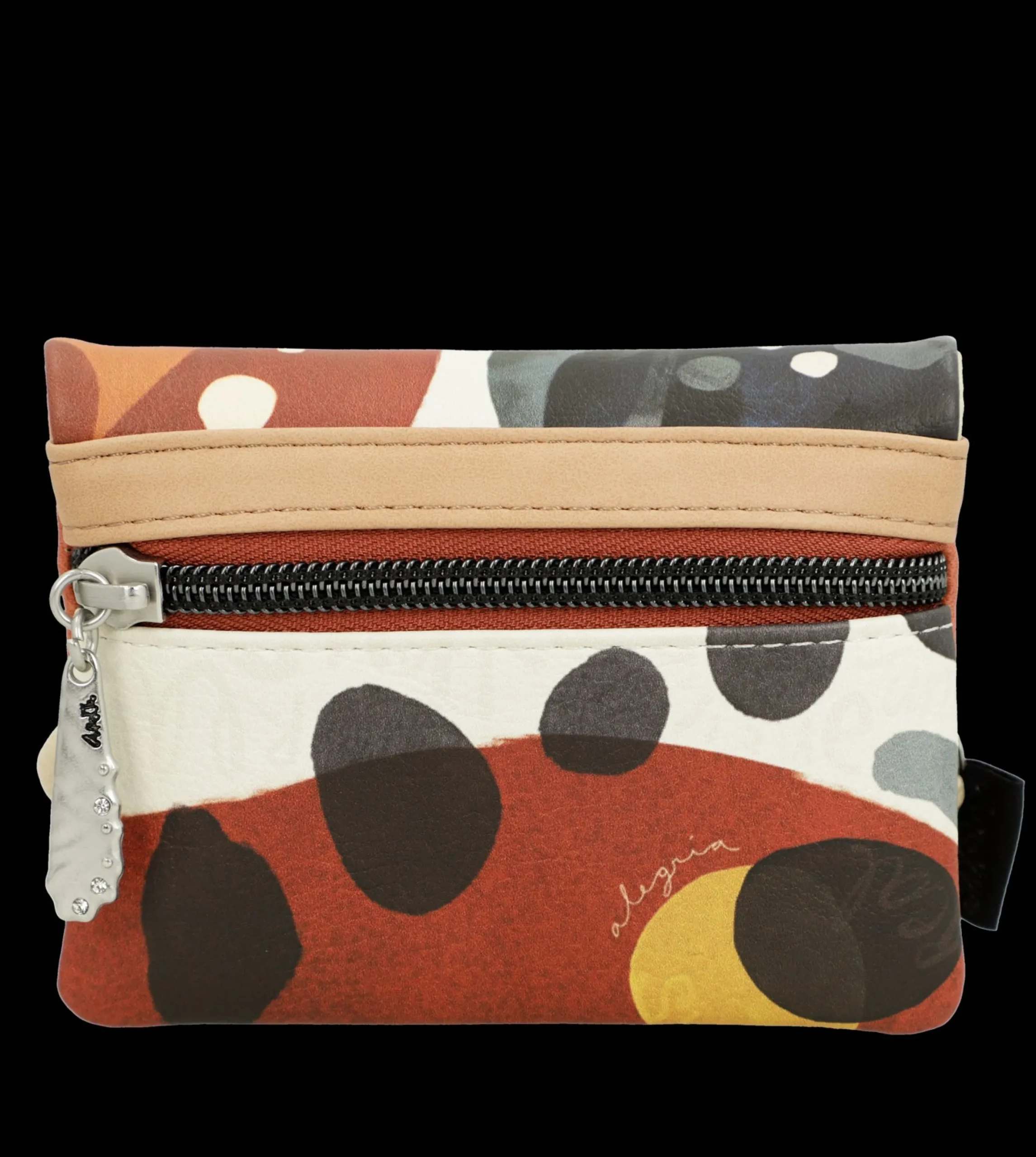 portafoglio_compatto_anek_3.webp Discount Portafoglio compatto con chiusura a patta e design raffinato Donna Portatessere