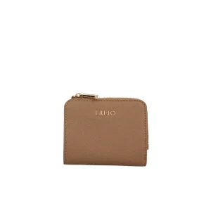Clearance Portafoglio Compatto in Ecopelle con Chiusura Zip Donna Portafogli