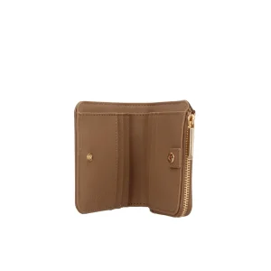 Clearance Portafoglio Compatto in Ecopelle con Chiusura Zip Donna Portafogli