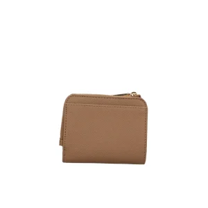 Clearance Portafoglio Compatto in Ecopelle con Chiusura Zip Donna Portafogli
