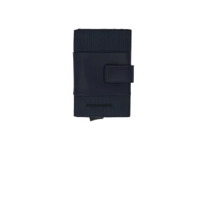 Best Portafoglio compatto in pelle con chiusura a bottone e protezione RFID Uomo Portafogli