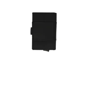 Best Portafoglio compatto in pelle con chiusura a bottone e protezione RFID Uomo Portafogli