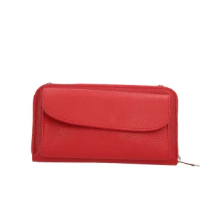 Discount Portafoglio con tracollina removibile in pelle Donna Portafogli