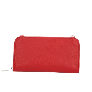 Discount Portafoglio con tracollina removibile in pelle Donna Portafogli