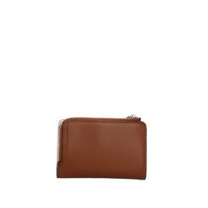 Sale Portafoglio minimal con chiusura zip e logo in rilievo Donna Portafogli