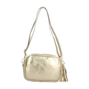 Clearance Saponetta in vera pelle con tracolla removibile Donna Borse A Tracolla