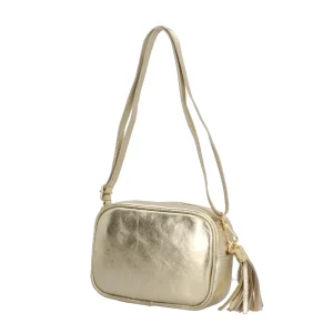 Clearance Saponetta in vera pelle con tracolla removibile Donna Borse A Tracolla