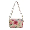 Discount Saponetta in vera pelle con fantasia floreale Donna Borse A Tracolla