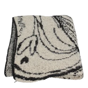 Outlet Sciarpa Avvolgente con Motivo Astratto Donna Foulard E Sciarpe