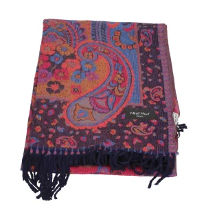 Discount Sciarpa con motivo paisley e frange Mimi Mua Donna Foulard E Sciarpe