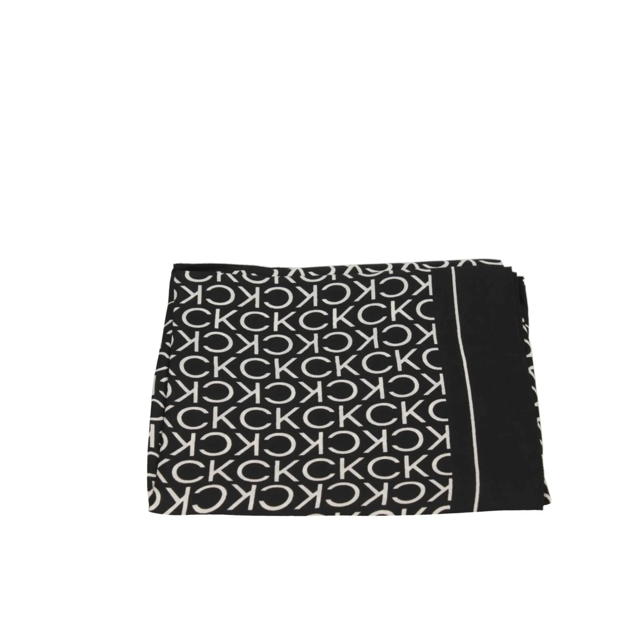 sciarpa_di_seta_calvin_kl_1.webp Fashion Sciarpa di Seta con Monogramma Donna Foulard E Sciarpe