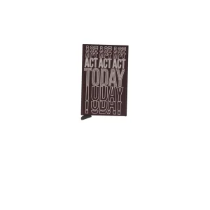 Sale Cardprotector con Design "Act Today" e Protezione RFID Uomo Portatessere