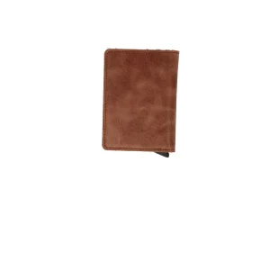 Outlet Miniwallet in Pelle Chiaro con Cardprotector RFID Uomo Portatessere