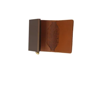 New Miniwallet in Pelle Chiaro con Protezione RFID Uomo Portatessere
