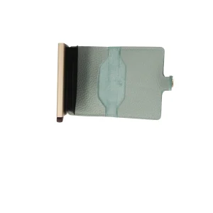 New Miniwallet in Pelle Rosa Texturizzata con Cardprotector RFID Donna Portatessere