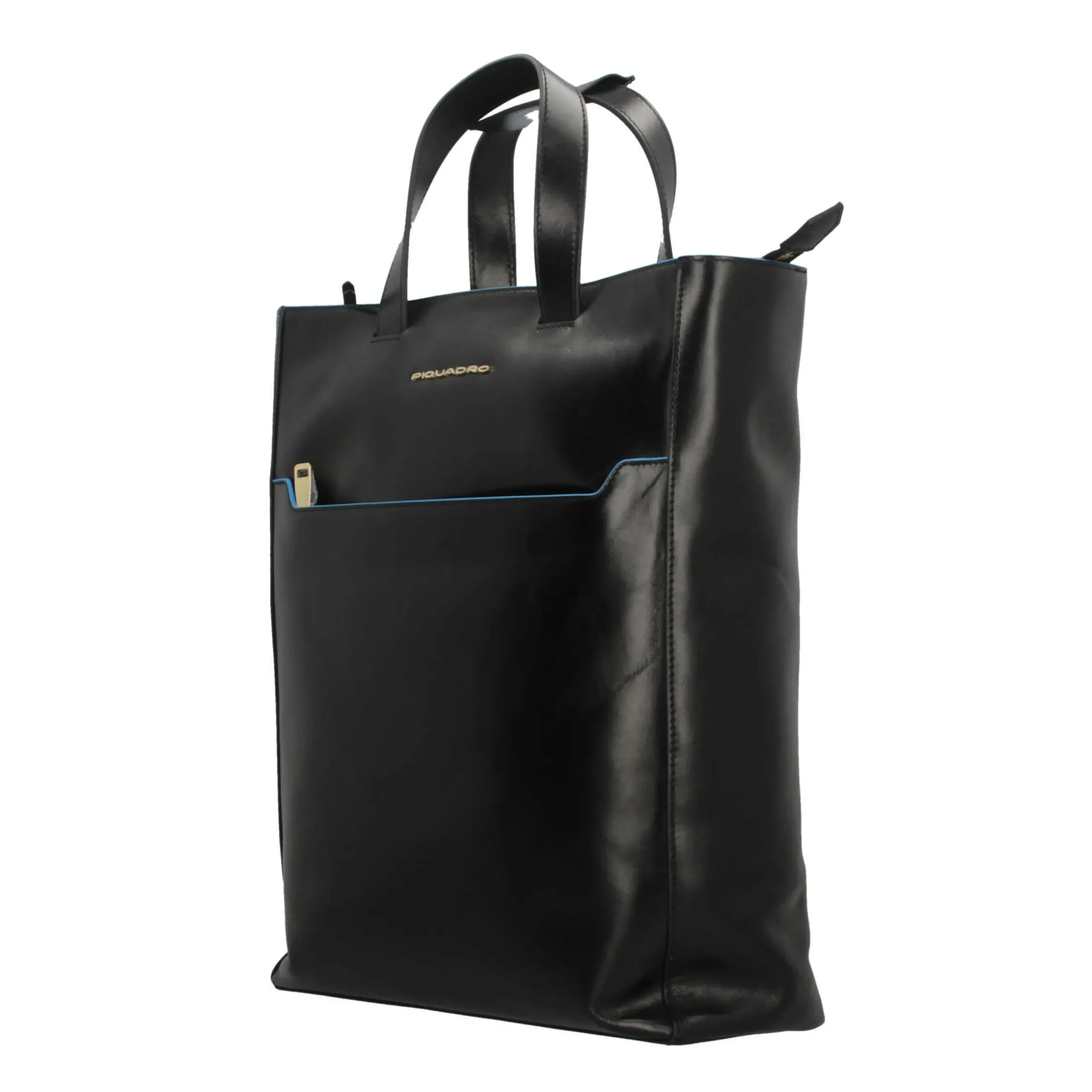 tote_bag_piquadro_in_pell_1-1.webp Fashion Tote bag in pelle per laptop 14" con protezione RFID Donna Borse A Spalla