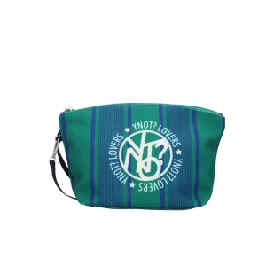 Sale Y Not Pochette a Strisce con Dettaglio Logo Donna Beauty Case
