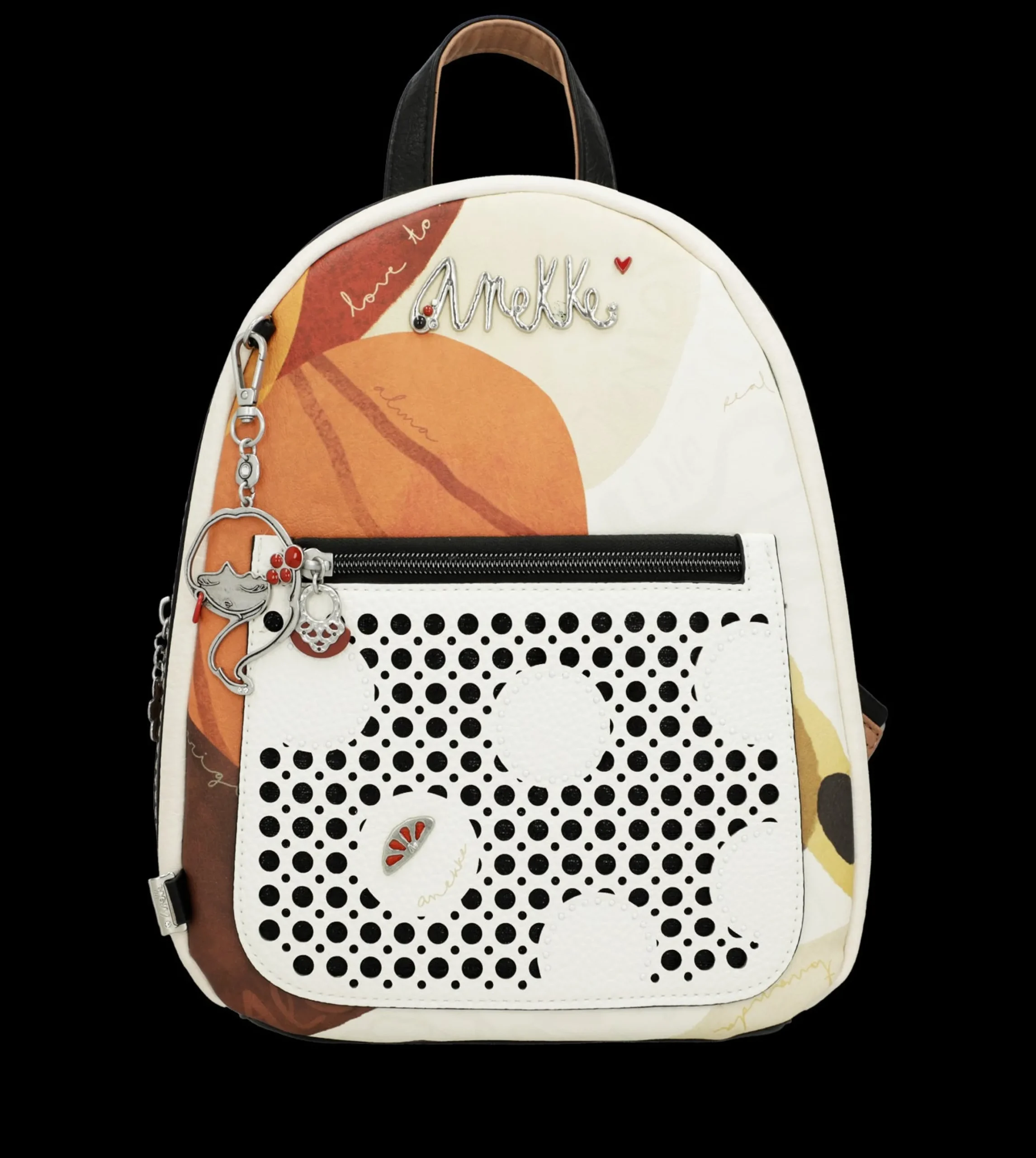 zaino_anekke_compatto_con_0-2.webp Best Zaino compatto con tasca traforata e charm decorativo Donna Zaini