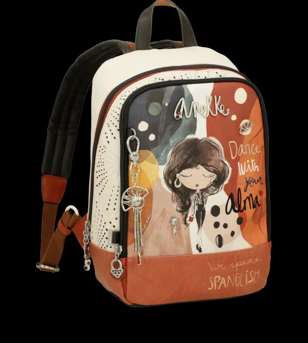 Fashion Zaino compatto con design ispirato e dettagli unici Donna Zaini
