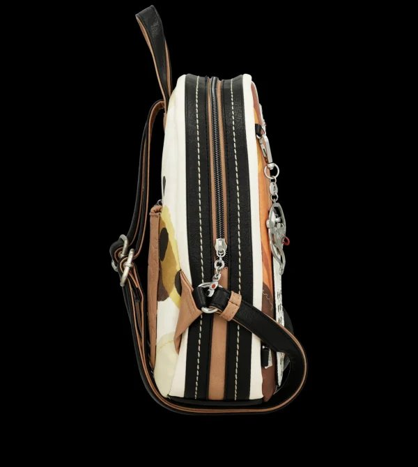 Best Zaino compatto con tasca traforata e charm decorativo Donna Zaini