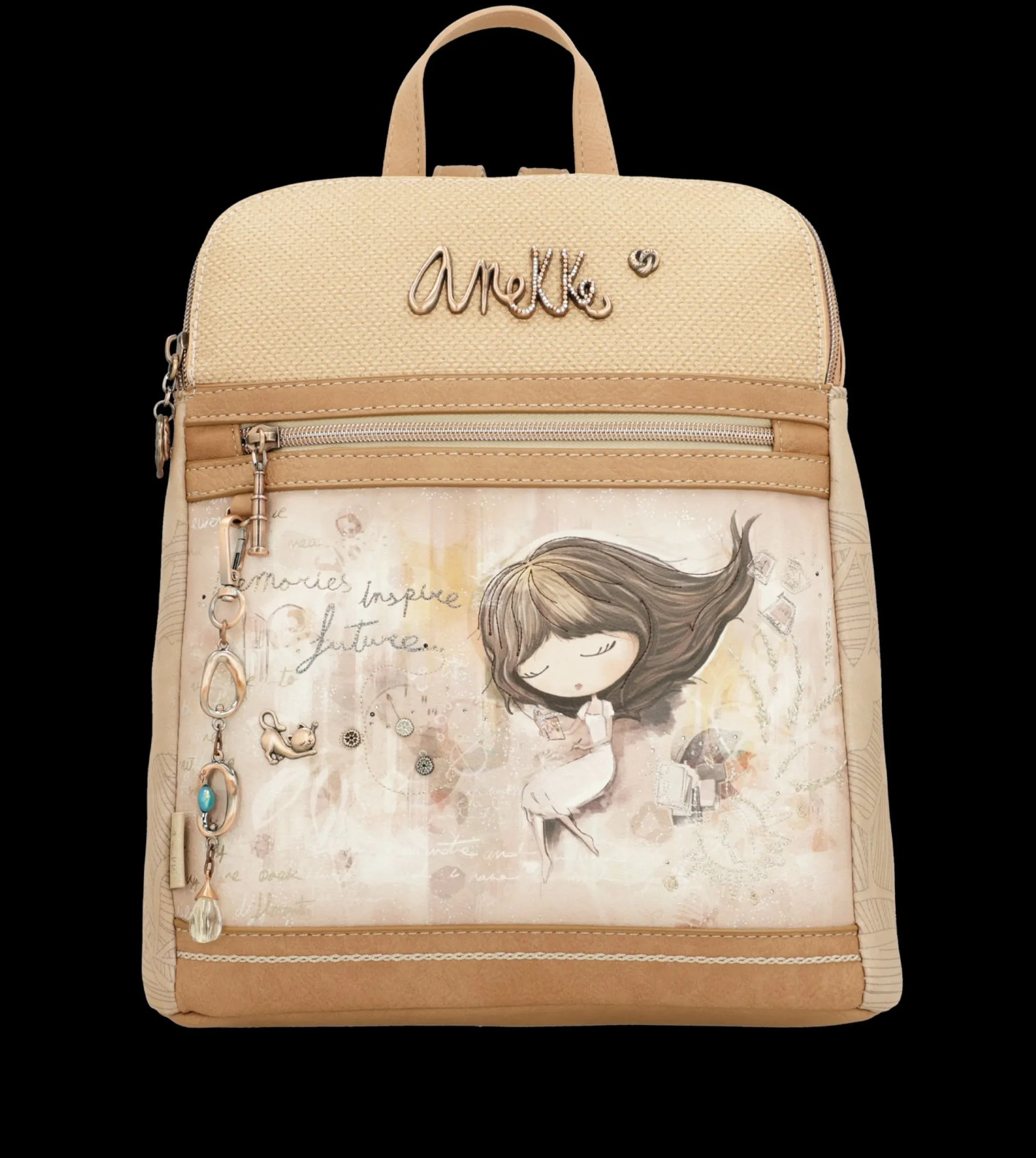 zaino_anekke_elegante_e_f_0.webp Outlet Zaino elegante e funzionale con tasca frontale e spallacci regolabili Donna Zaini