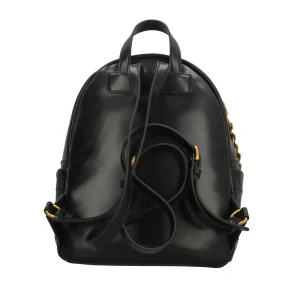 Outlet Zaino Donna con Logo in Rilievo e Catena Decorativa Donna Zaini