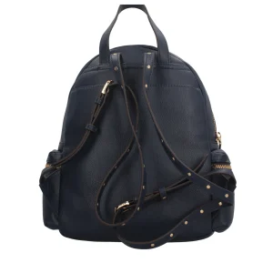 Sale Zaino Donna con Tasche Multiple e Logo in Metallo Donna Zaini