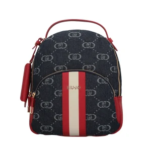 Clearance Zaino Donna in Denim Monogram con Pochette Donna Zaini
