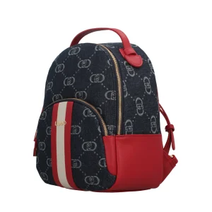 Clearance Zaino Donna in Denim Monogram con Pochette Donna Zaini