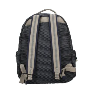 Clearance Zaino grande in tessuto con scimmia blu effetto piramide KPKI6173X251 Donna Zaini