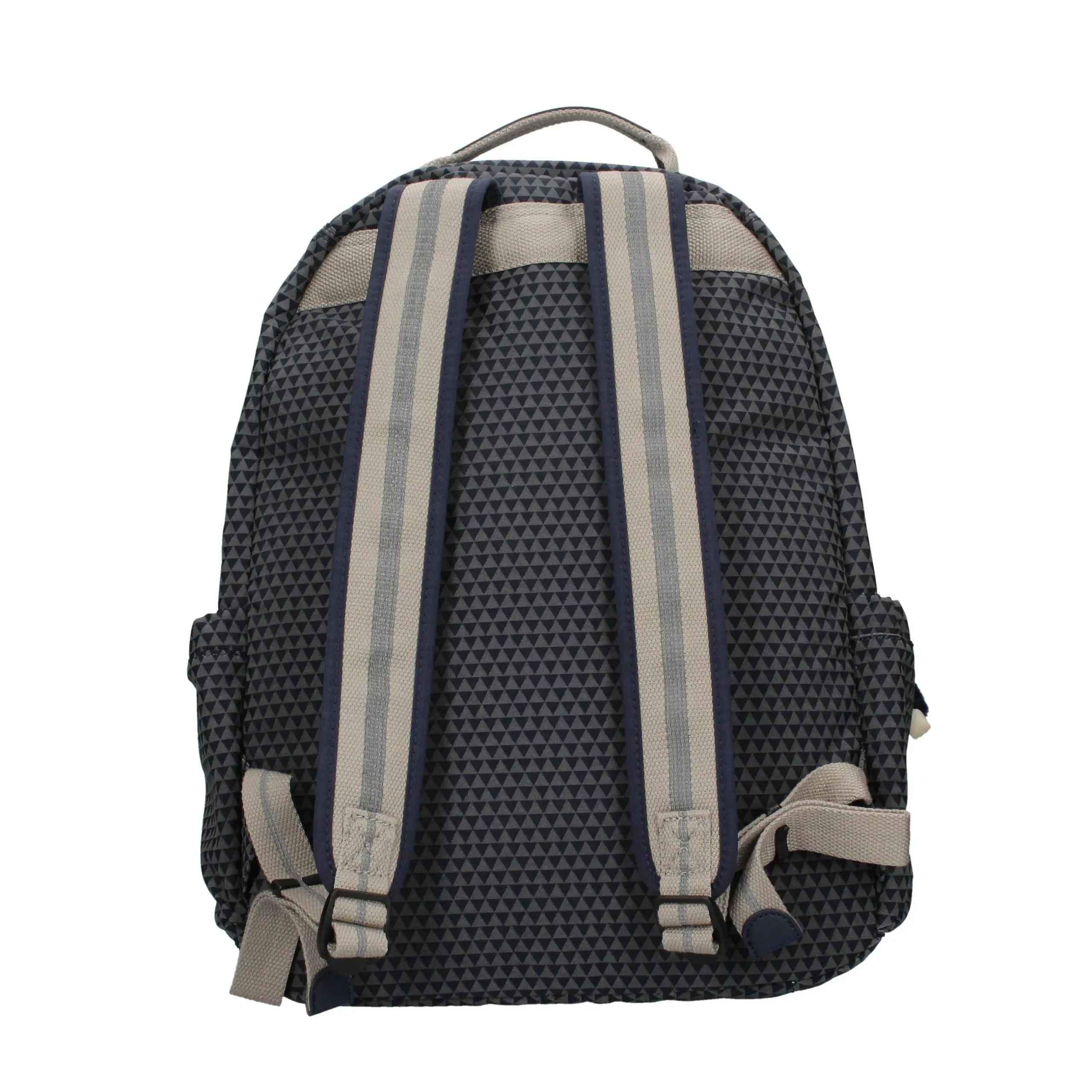 zaino_grande_in_tessuto_k_3.webp Clearance Zaino grande in tessuto con scimmia blu effetto piramide KPKI6173X251 Donna Zaini