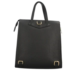 Hot Zaino in pelle con chiusura zip Donna Zaini