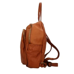 Sale Zaino in pelle con spallacci regolabili in vera pelle Donna Zaini