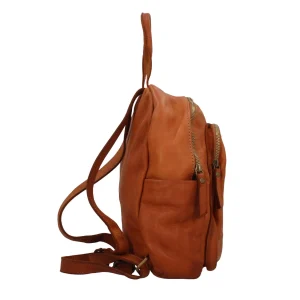 Sale Zaino in pelle con spallacci regolabili in vera pelle Donna Zaini