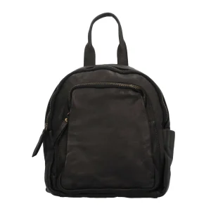 Sale Zaino in pelle con spallacci regolabili in vera pelle Donna Zaini