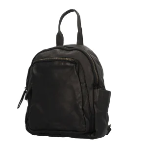 Sale Zaino in pelle con spallacci regolabili in vera pelle Donna Zaini