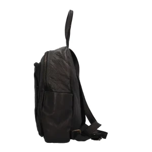 Sale Zaino in pelle con spallacci regolabili in vera pelle Donna Zaini