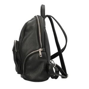 Hot Zaino in pelle doppia zip Donna Zaini