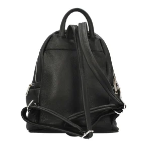 Hot Zaino in pelle doppia zip Donna Zaini