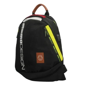 Clearance Zaino MomoDesign Multifunzione con Logo e Dettagli Moderni Uomo Zaini