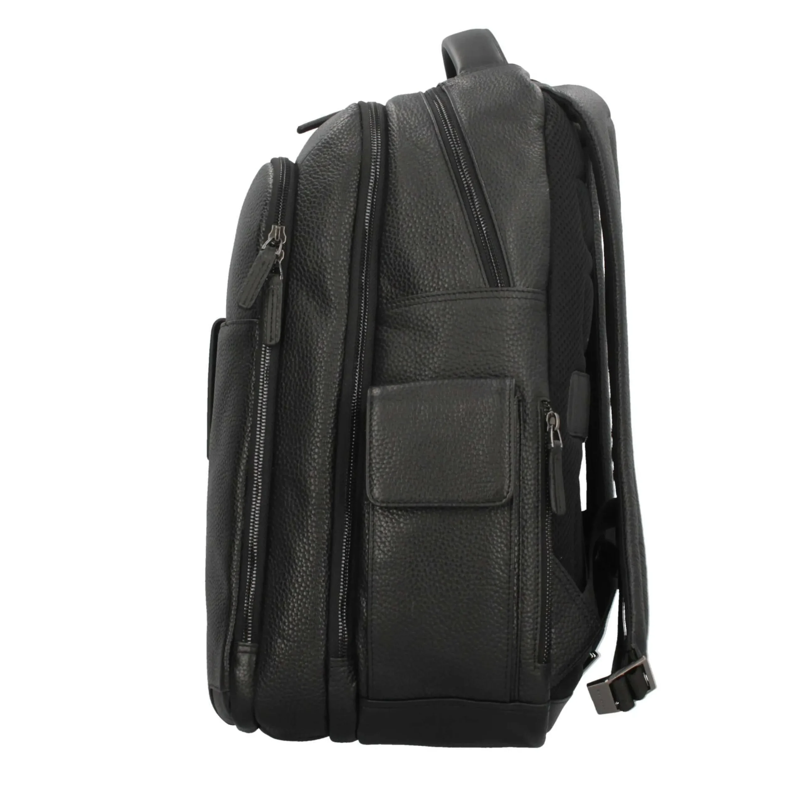 zaino_professionale_piqua_2.webp Discount Zaino professionale in pelle con tasche esterne Donna Zaini