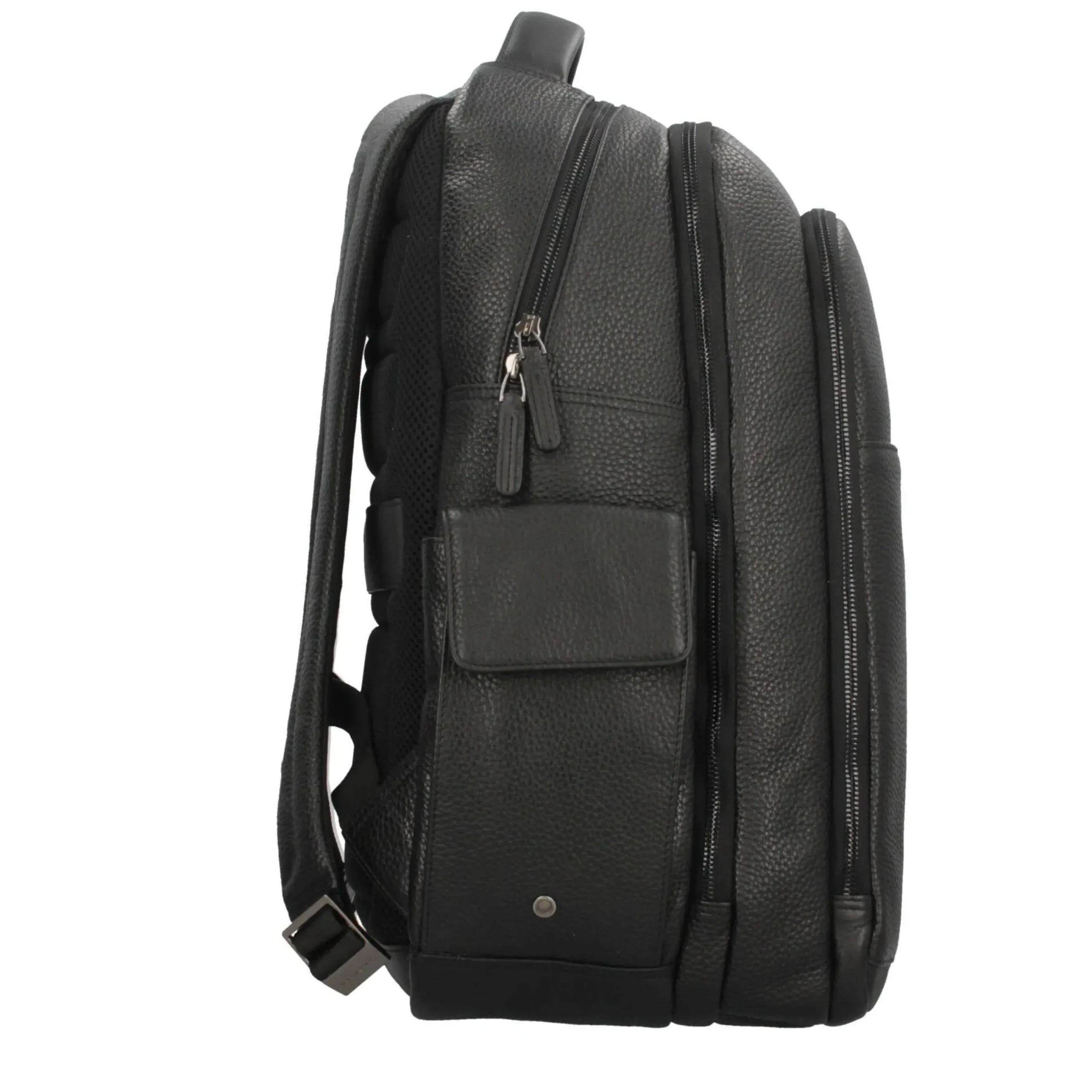 zaino_professionale_piqua_4.webp Discount Zaino professionale in pelle con tasche esterne Donna Zaini