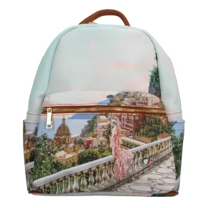 Sale Zaino YNot con stampa artistica e tasche multiple Donna Zaini
